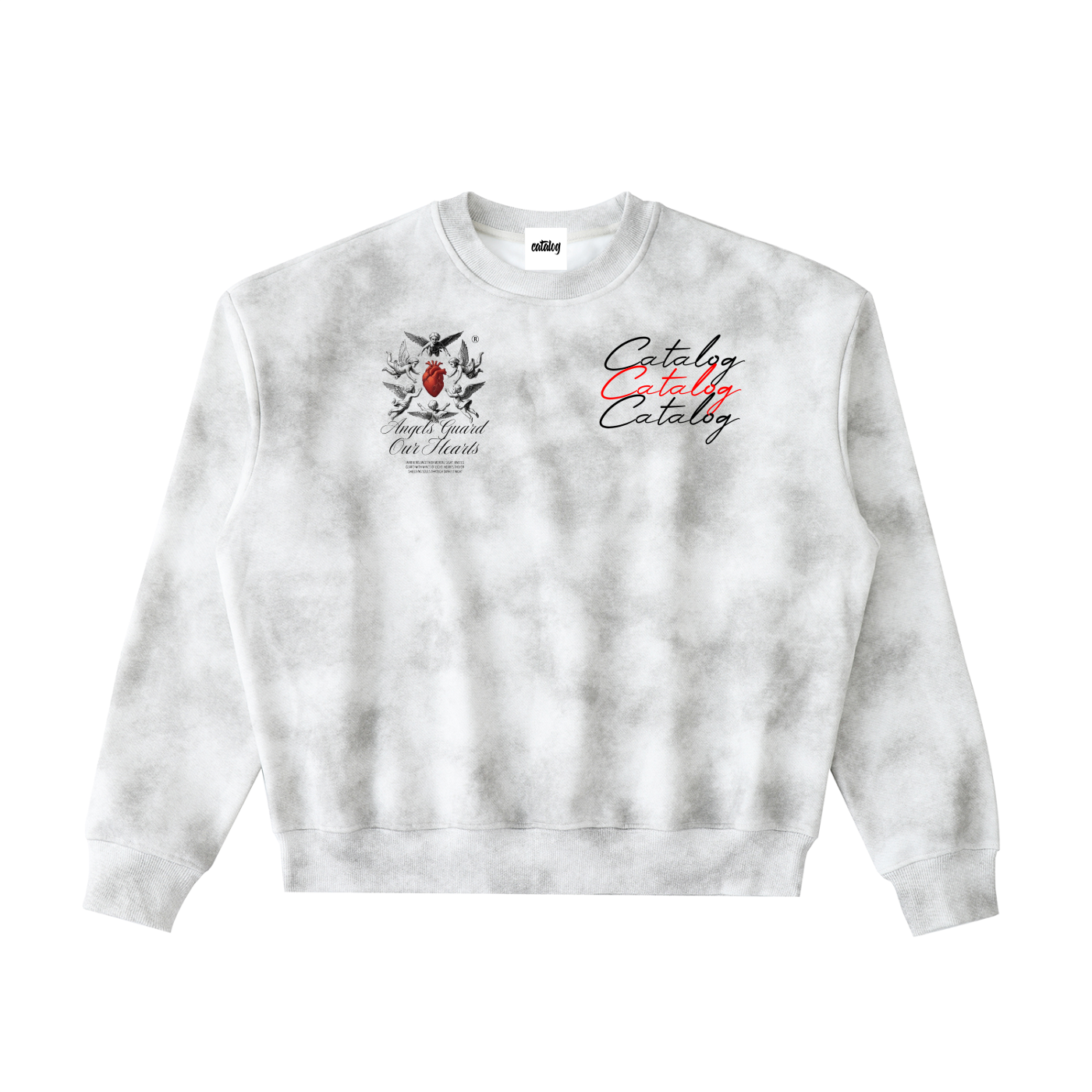 Dirty Washed Boxy Fleeced Sweatshirt
