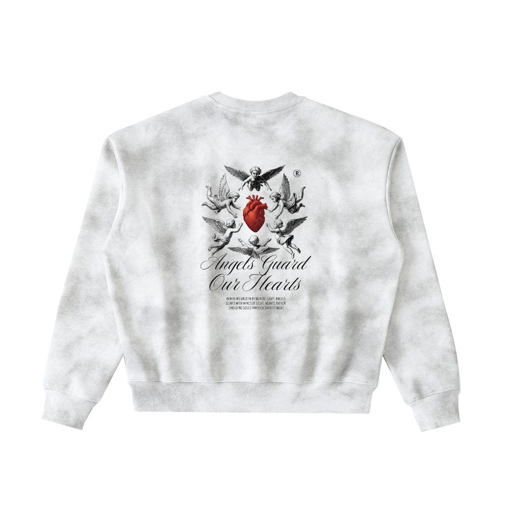 Dirty Washed Boxy Fleeced Sweatshirt