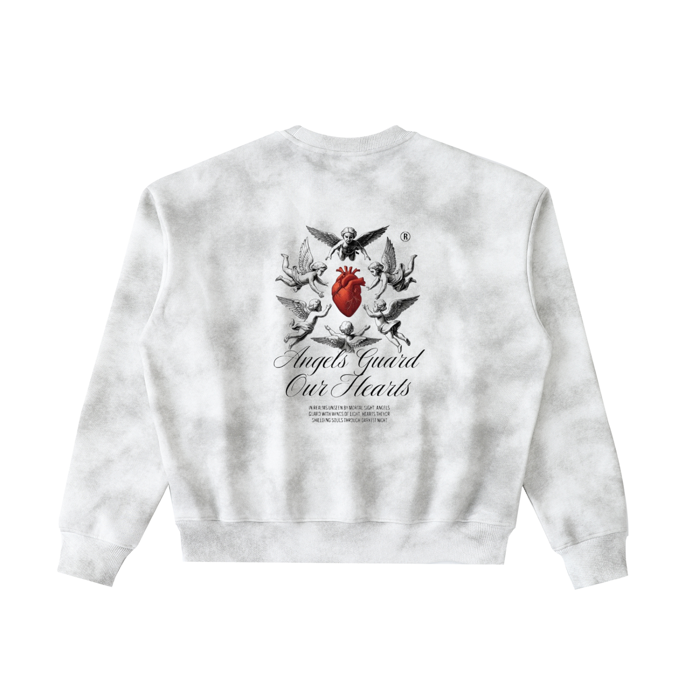 Dirty Washed Boxy Fleeced Sweatshirt