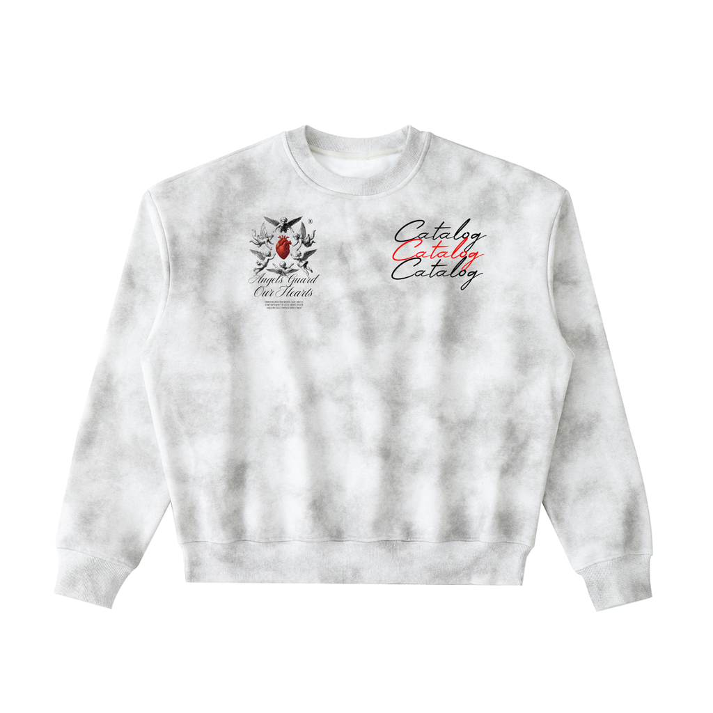 Dirty Washed Boxy Fleeced Sweatshirt