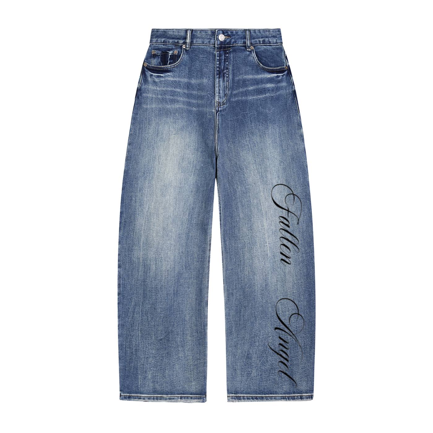 "FALLEN ANGEL" BARREL JEANS