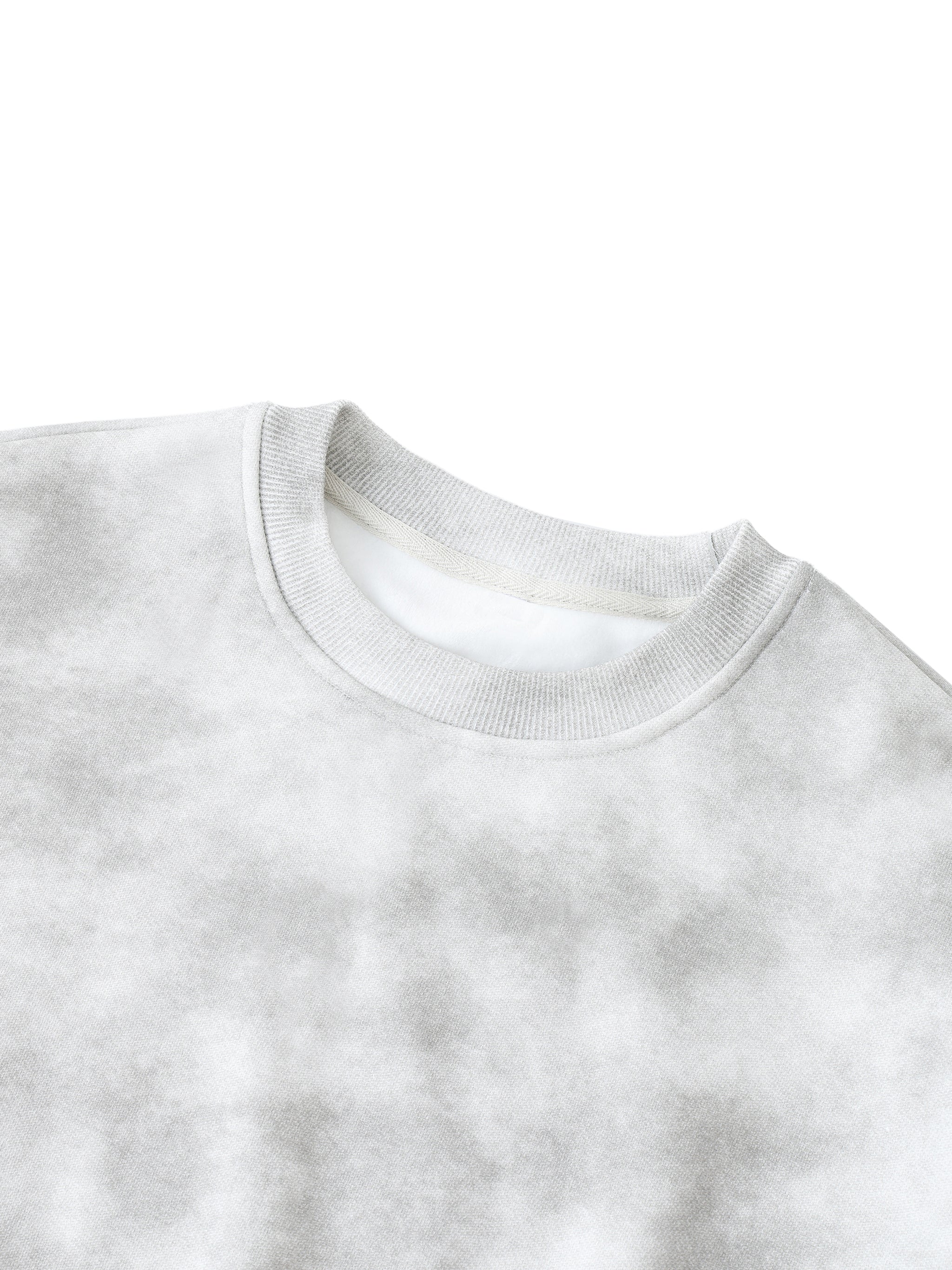 Dirty Washed Boxy Fleeced Sweatshirt